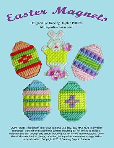 Easter Magnet Set: Plastic Canvas Pattern