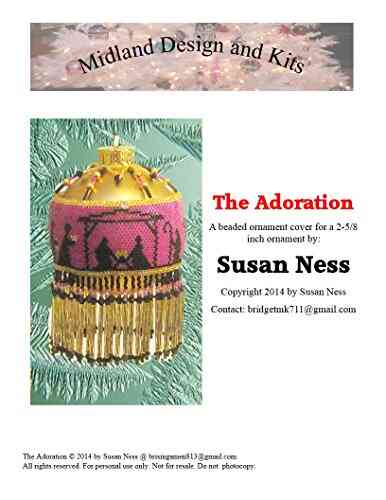 The Adoration: A Beaded Christmas Ornament Cover For You To Make