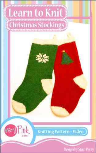 Learn To Knit Christmas Stockings