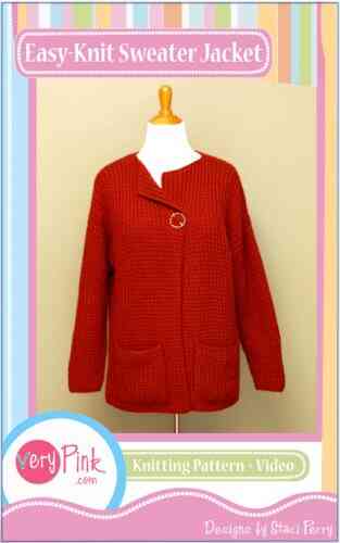 Easy Knit Sweater Jacket Staci Perry