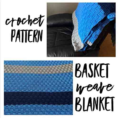 CROCHET PATTERN: Basket Weave Blanket