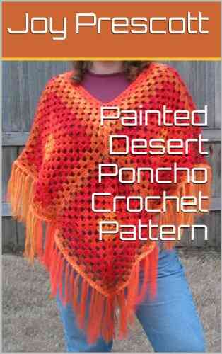 Painted Desert Poncho Crochet Pattern