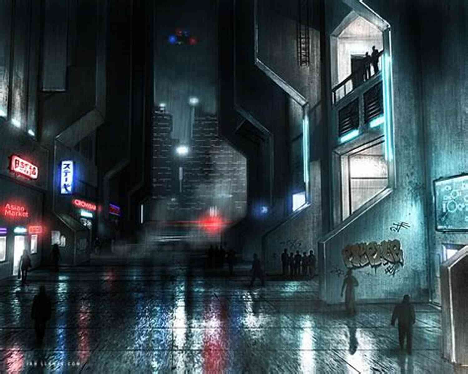 A Breathtaking Aerial View Of The Neon Lit Dystopian City Featured In The Neon Noir Chronicles Neon Noir: Episode 1 (Neon Noir Chronicles)
