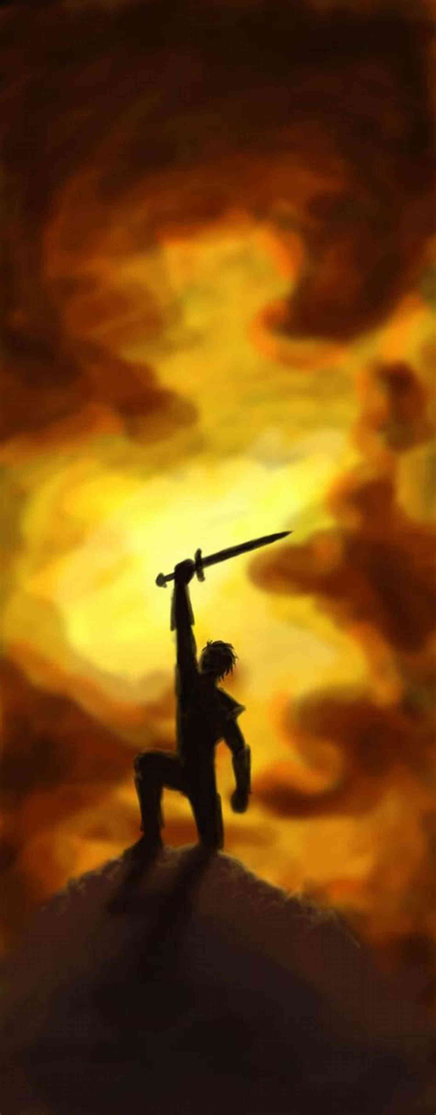 A Fierce Female Warrior Standing Triumphantly Amidst A Battle Ridden Landscape Wolfshead And Other Stories:17 Short Stories By Robert E Howard
