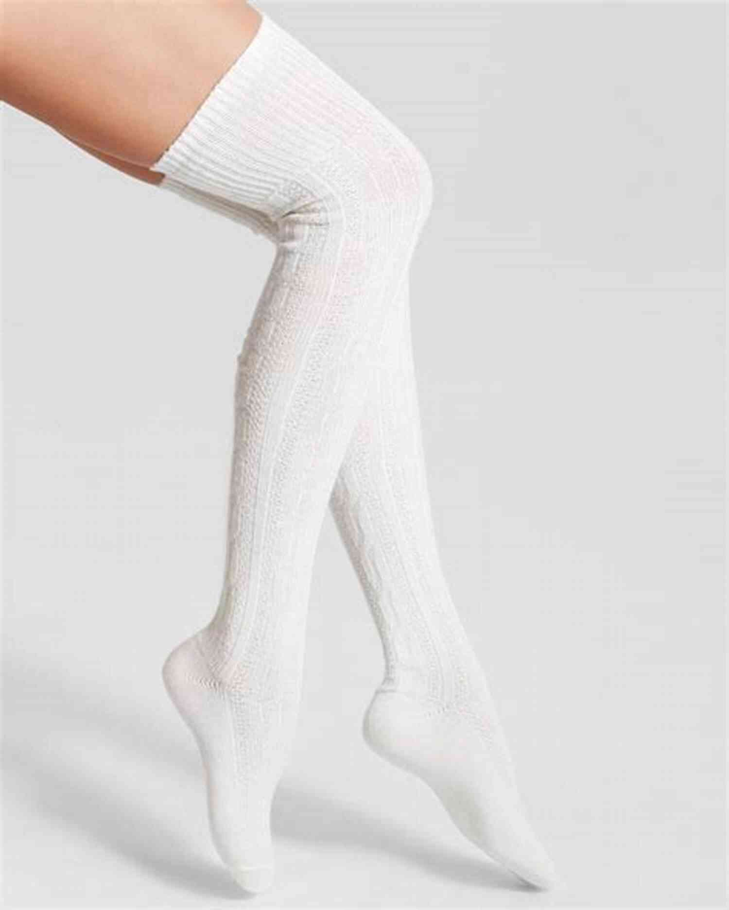 Chunky Cable Knit Twist Socks Thigh High Chunky Socks Knitting Pattern