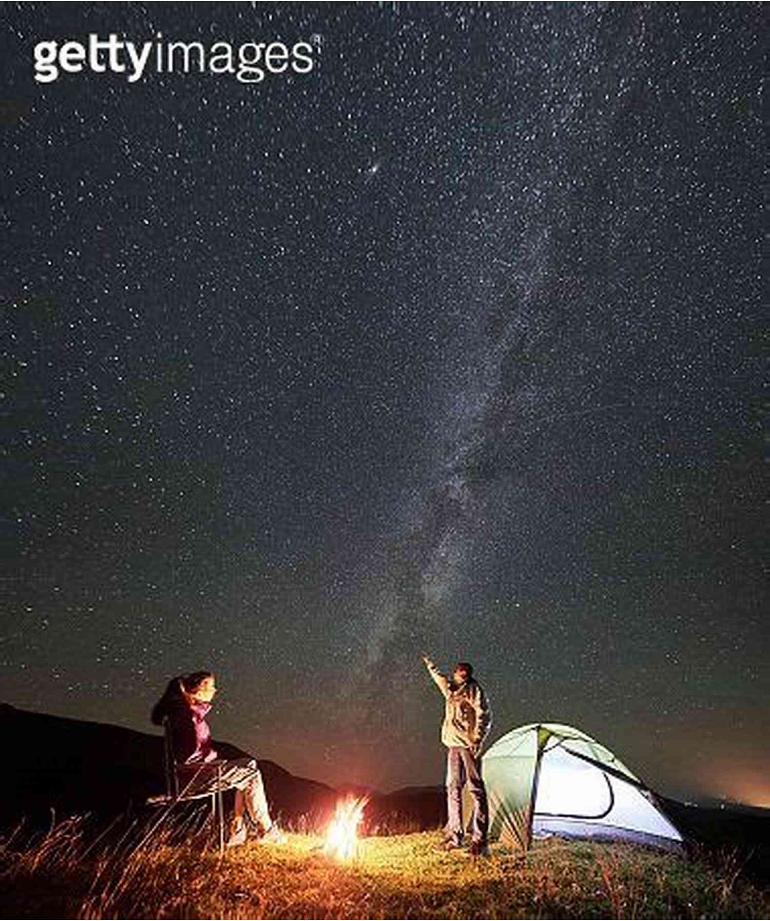 Couple Camping Under The Starry Sky Adventure And Love 101 Romantic Text Messages For Your Girlfriend