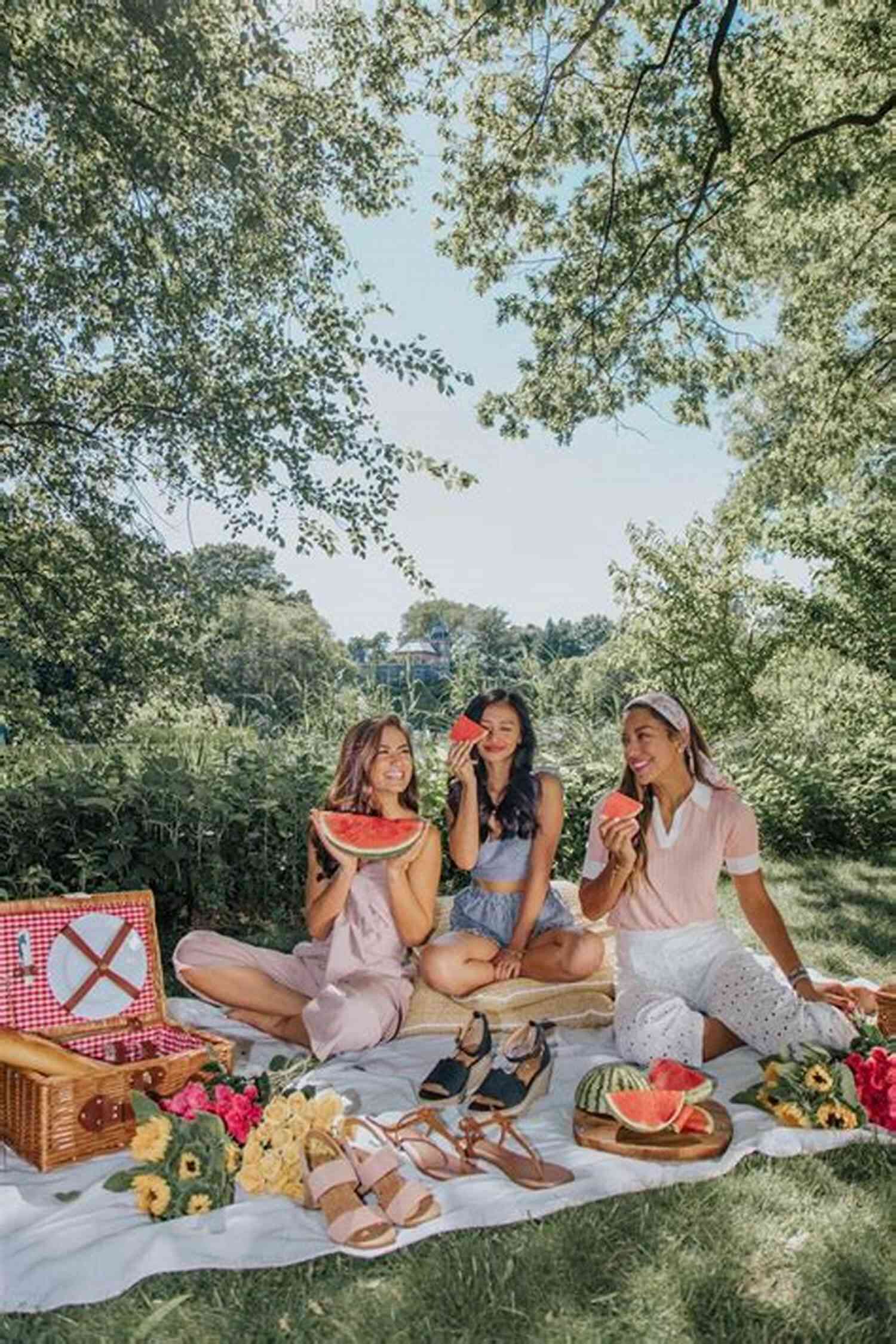 Couple Enjoying A Delightful Picnic In A Serene Setting 101 Romantic Text Messages For Your Girlfriend