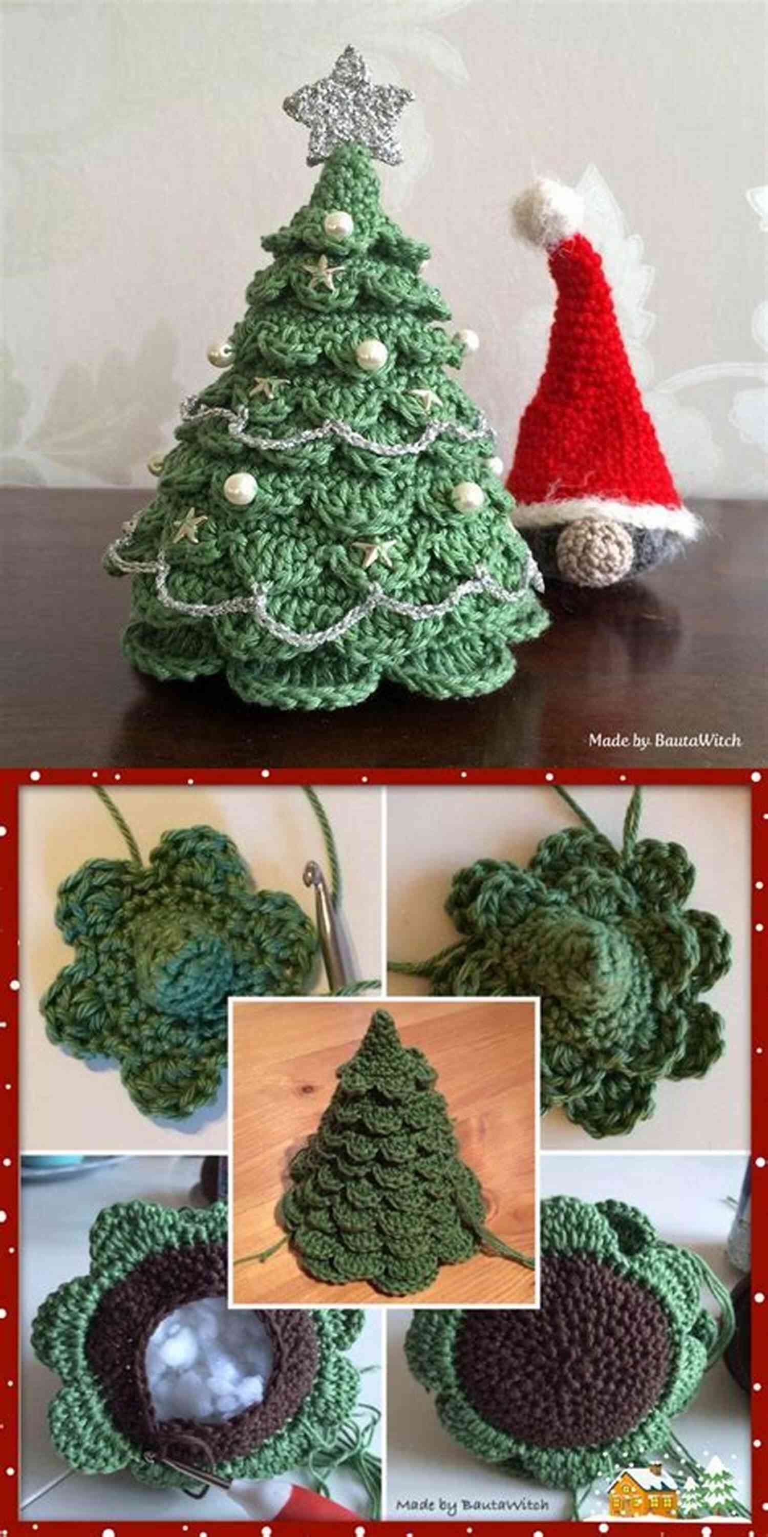 Crochet Christmas Tree Shells Pattern: Learn How To Create A Stunning Crochet Christmas Tree Skirt Using Shells Pattern! Crochet Christmas Tree Skirt Patterns Three Unique Crochet Patterns : Crochet Christmas Tree Shells Pattern Easy Christmas Tree Skirt Pattern And Tree For All Your Gift Giving Ideas 2)