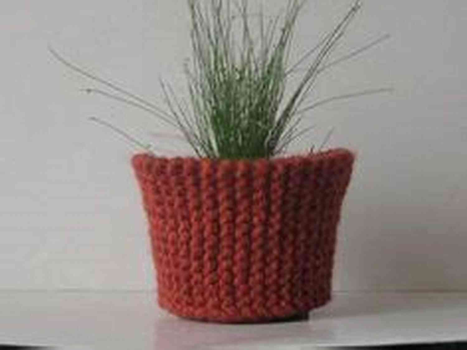 Extra Candace Quickies Garden Knit Colorful Plant Pot Sleeves Extra (Candace Quickies) Garden Knits