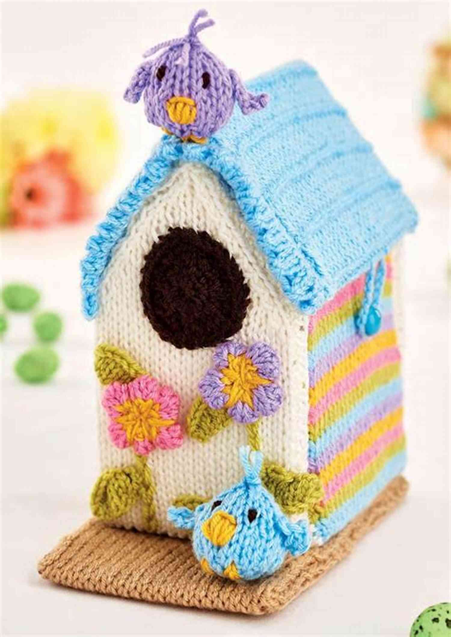 Extra Candace Quickies Garden Knit Whimsical Birdhouse Decorations Extra (Candace Quickies) Garden Knits