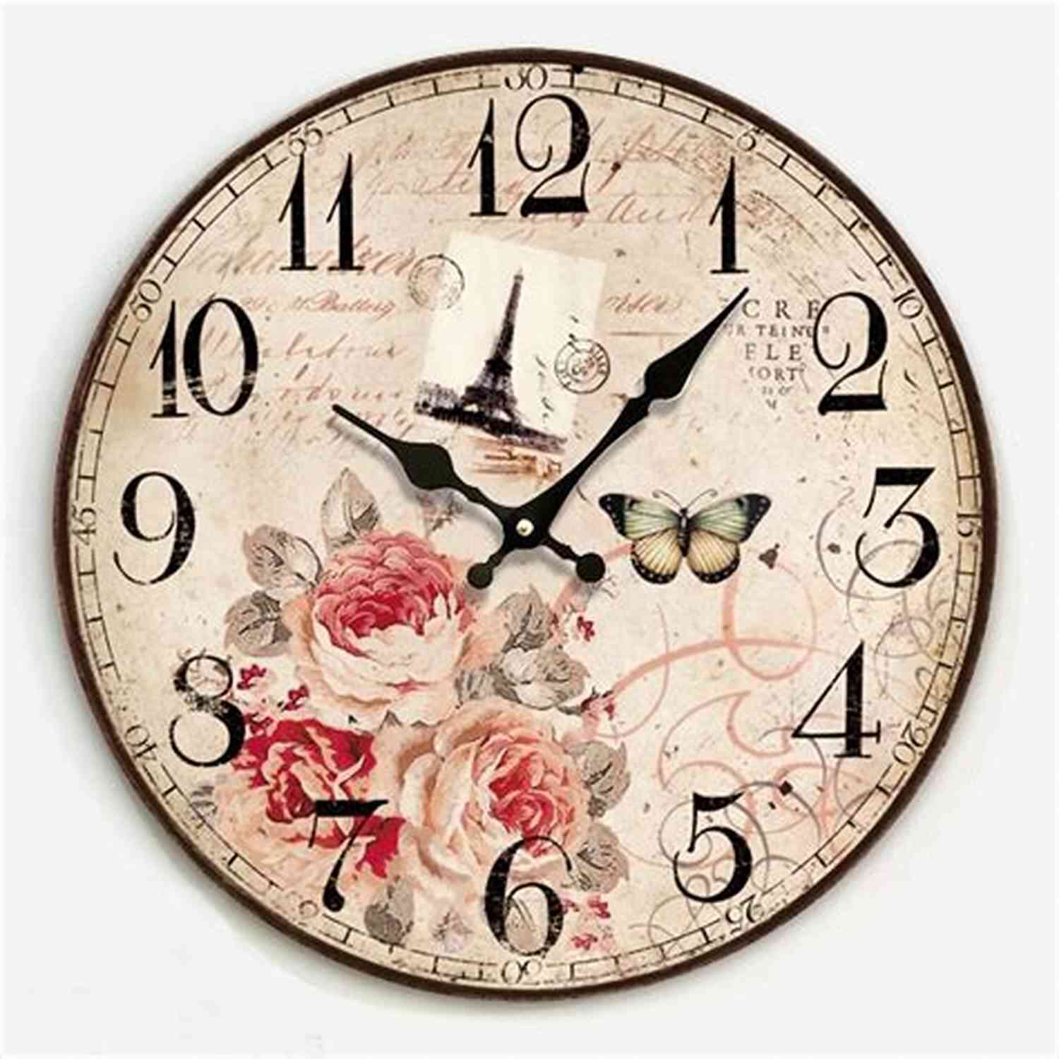 Finished Clock Rose Painting Learn To Paint: Clock Rose