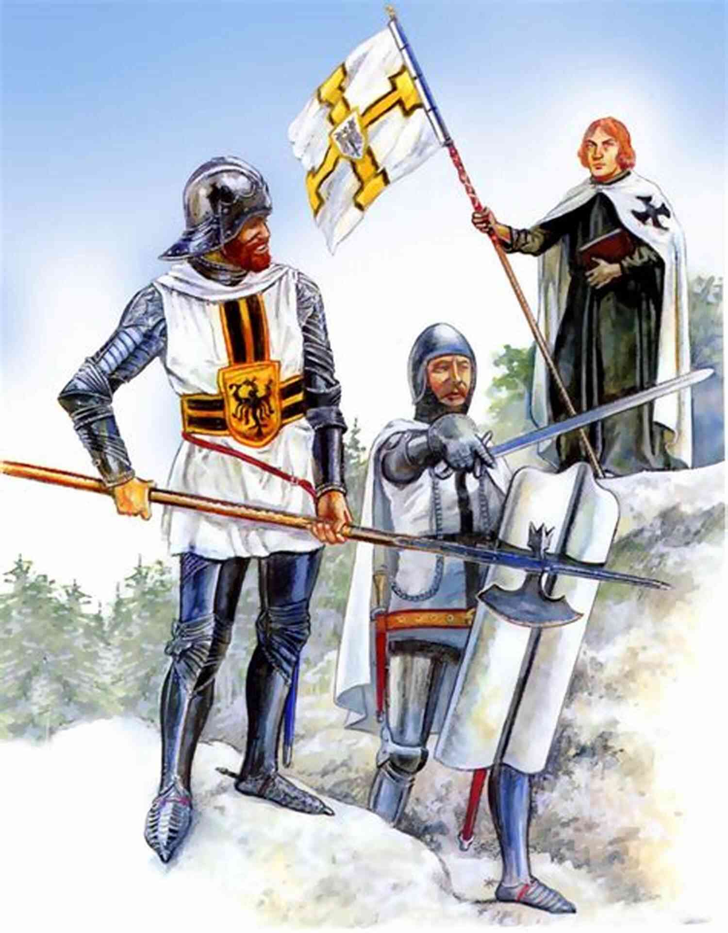 Illustration Of The Northern Knight Standing Tall Amidst The Chaos, His Legacy Forever Etched In History Northern Knight (The Anarchy 3)