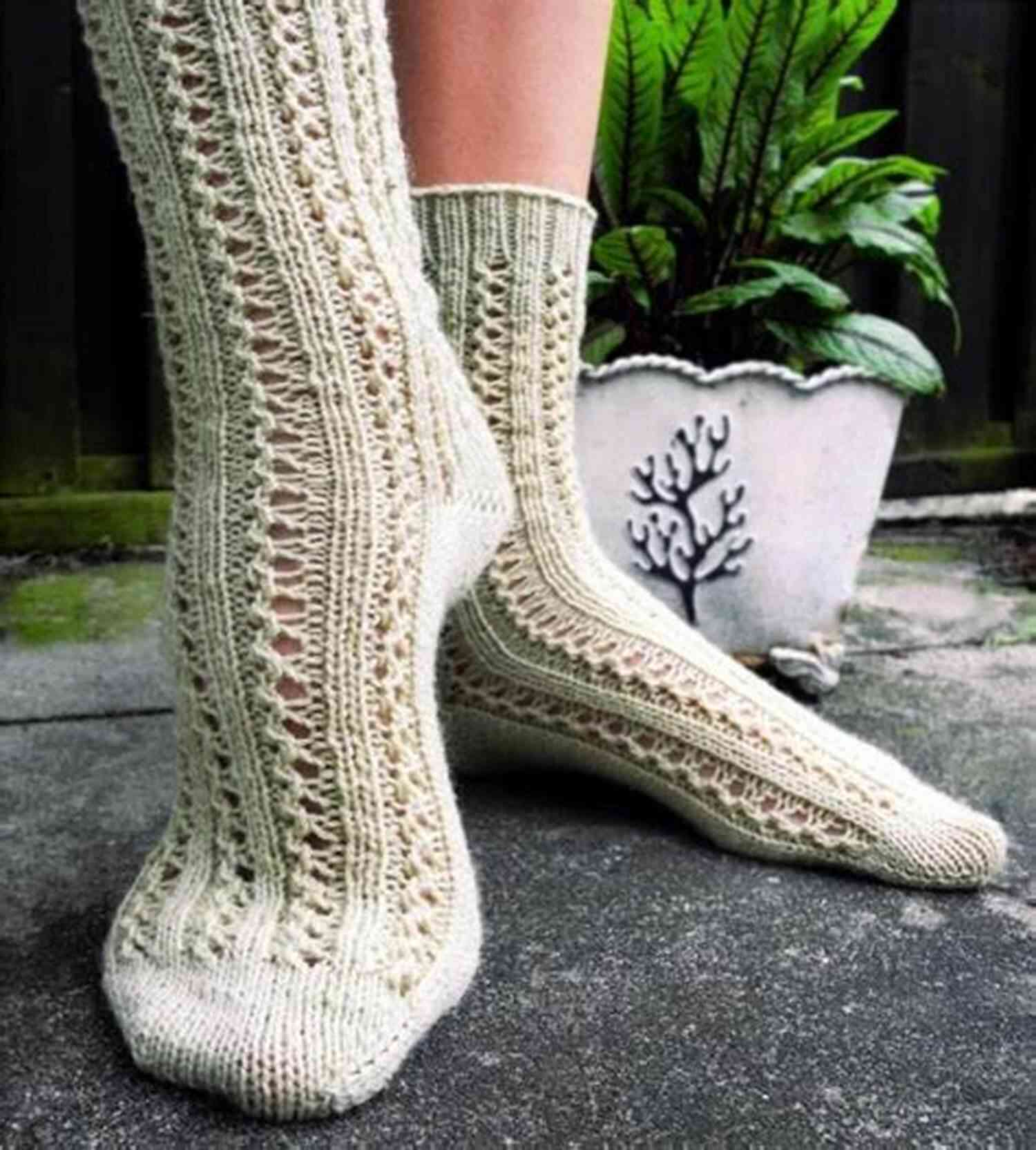 Lace Up Ribbed Socks Thigh High Chunky Socks Knitting Pattern