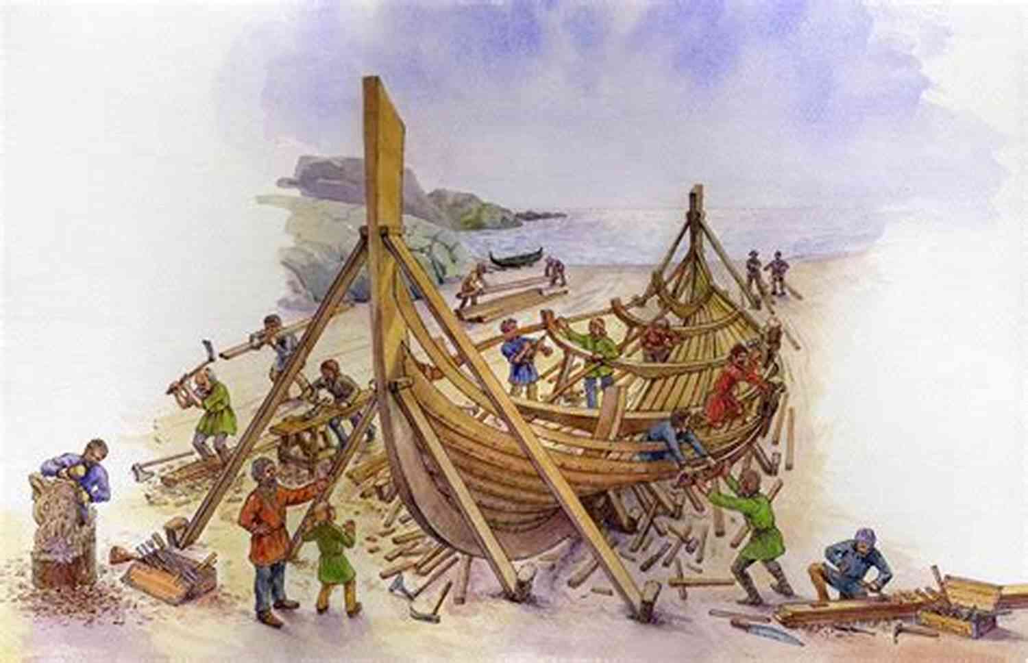 Marveling At The Ingenuity Of Viking Shipbuilding Vinter: Ing The Viking (Realms Of Parlous : Tales Of Vinterius Tavern Ing The Viking)