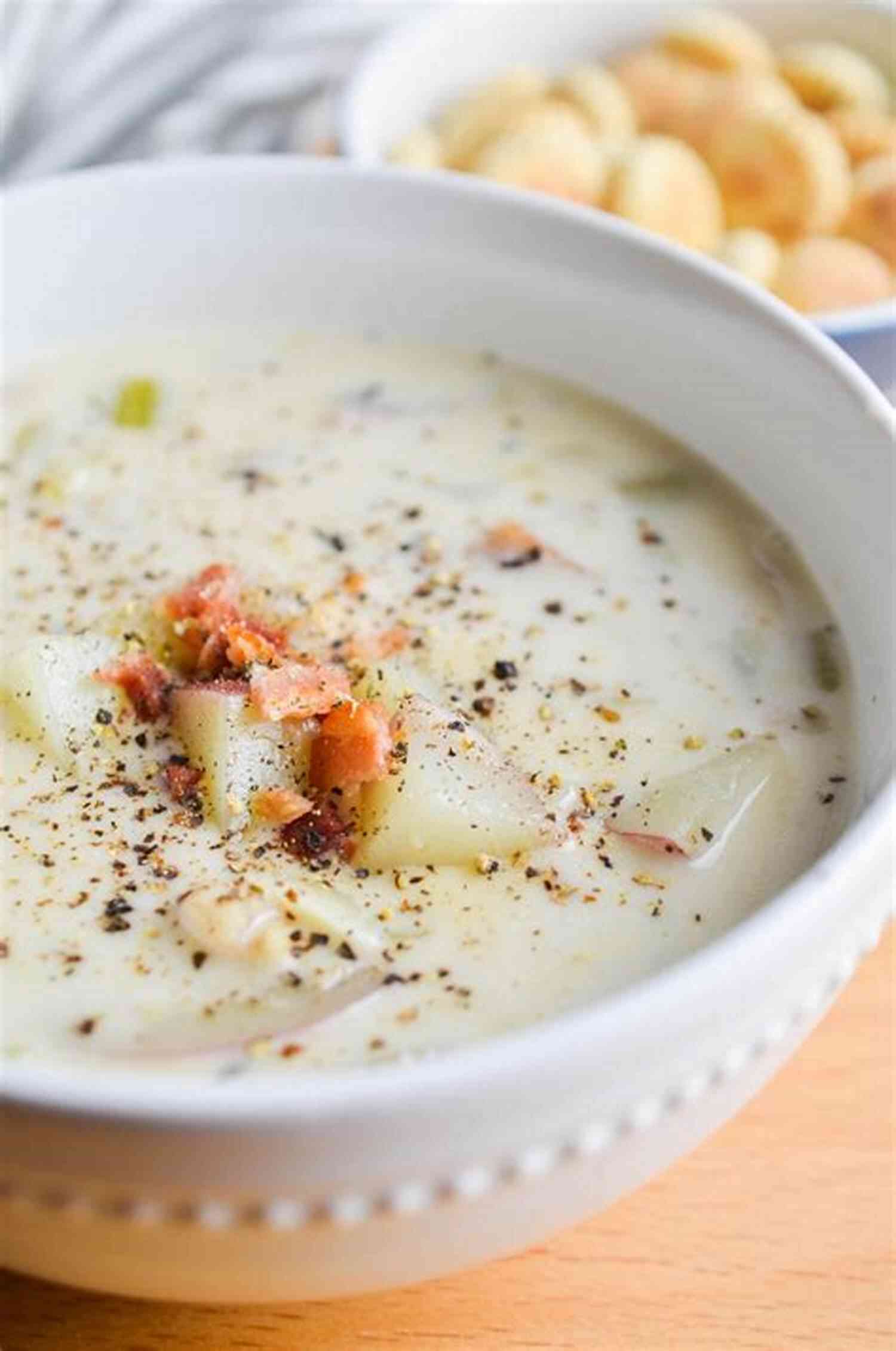 New England Clam Chowder Creamy And Brimming With Fresh Clams, Potatoes And Smoky Bacon The Gift Of Southern Cooking: Recipes And Revelations From Two Great American Cooks: A Cookbook
