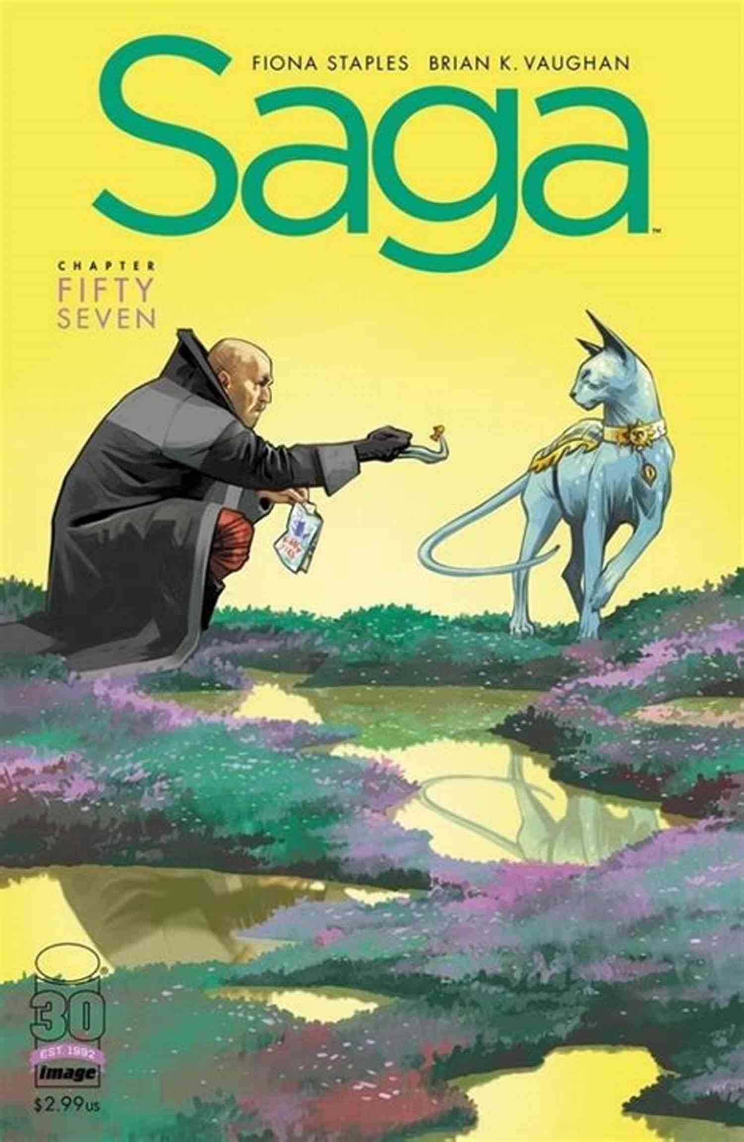 Saga 57 A Riveting Journey Cover Saga #57 Brian K Vaughan