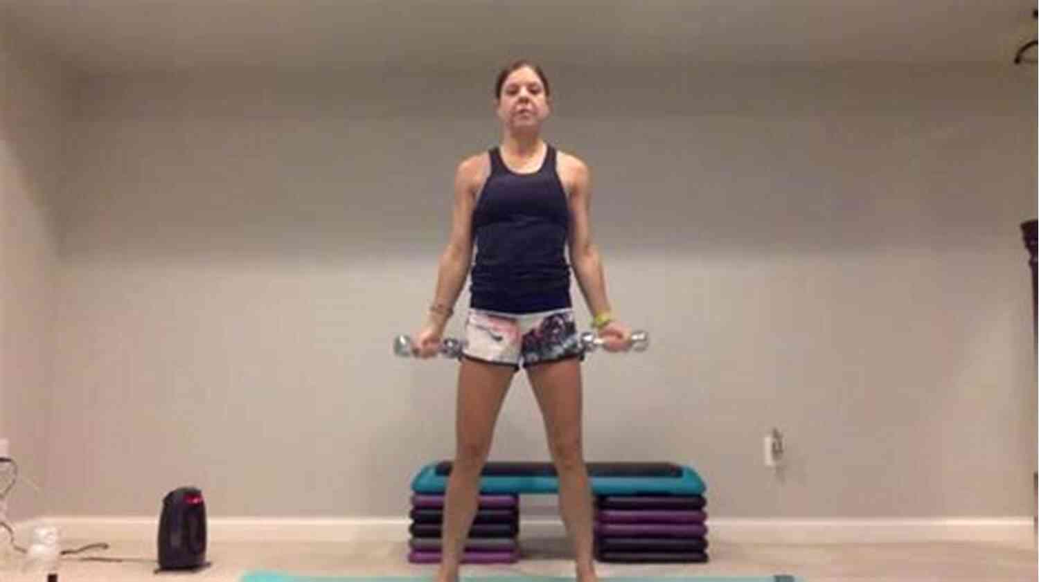 Sarah Taylor Performing Cardio Blast Workout Cardio Blast And Burn Sarah Taylor