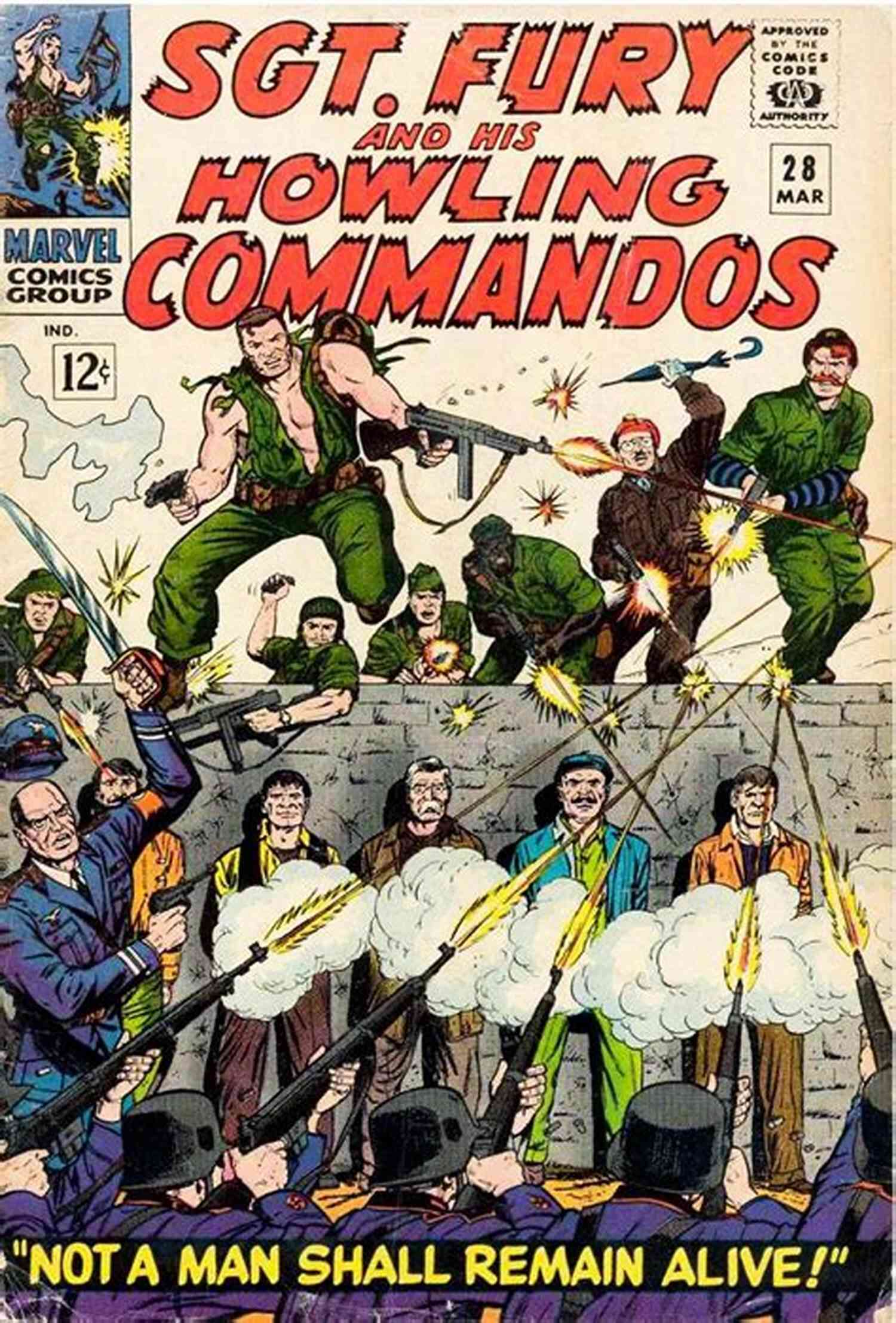 Sgt Fury And His Howling Commandos Comic Cover Sgt Fury And His Howling Commandos (1963 1974) #35