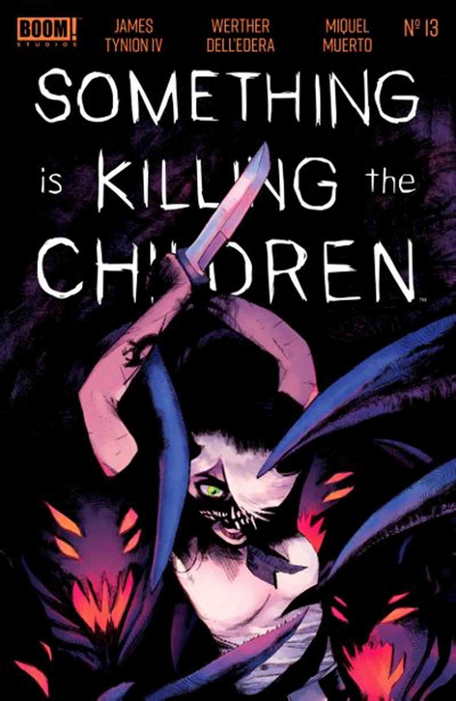 Something Is Killing The Children 13 Cover A Horrifying Yet Captivating Image Of Erica Slaughter Carrying A Bloodstained Axe, Ready To Face The Unknown Horrors Lurking In The Darkness Something Is Killing The Children #13