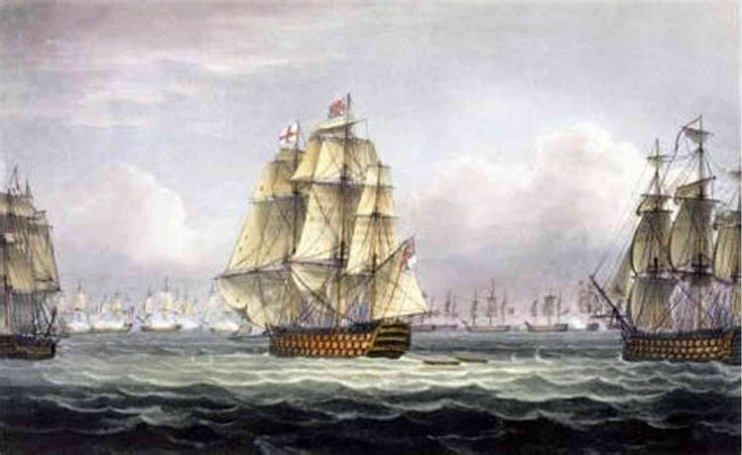 Temeraire Engaging In A Thrilling Battle With A Spanish Ship Crucible Of Gold: A Novel Of Temeraire
