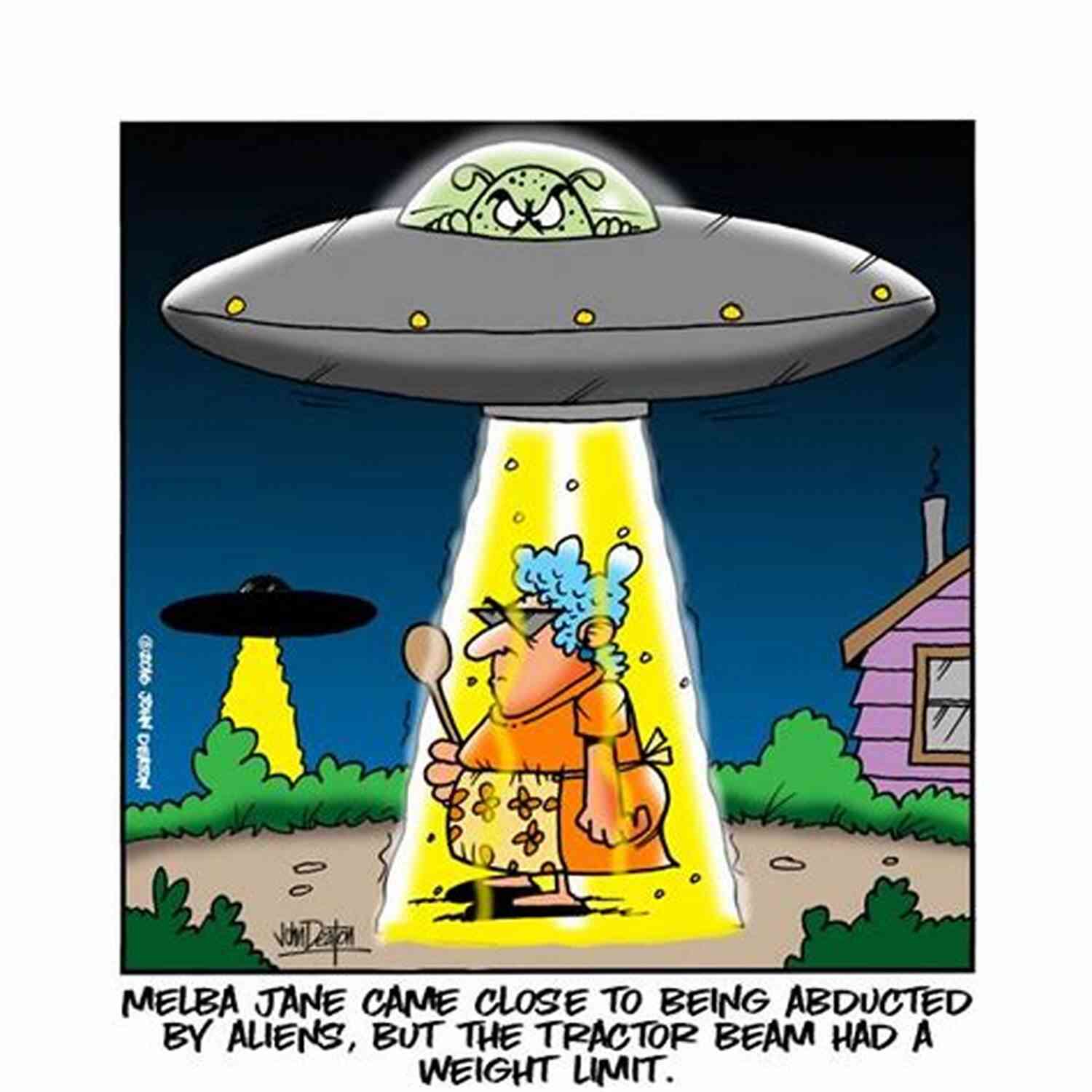 UFO Comic Strip Panel UFO The Comic Strip (UFO Cartoon Collections)