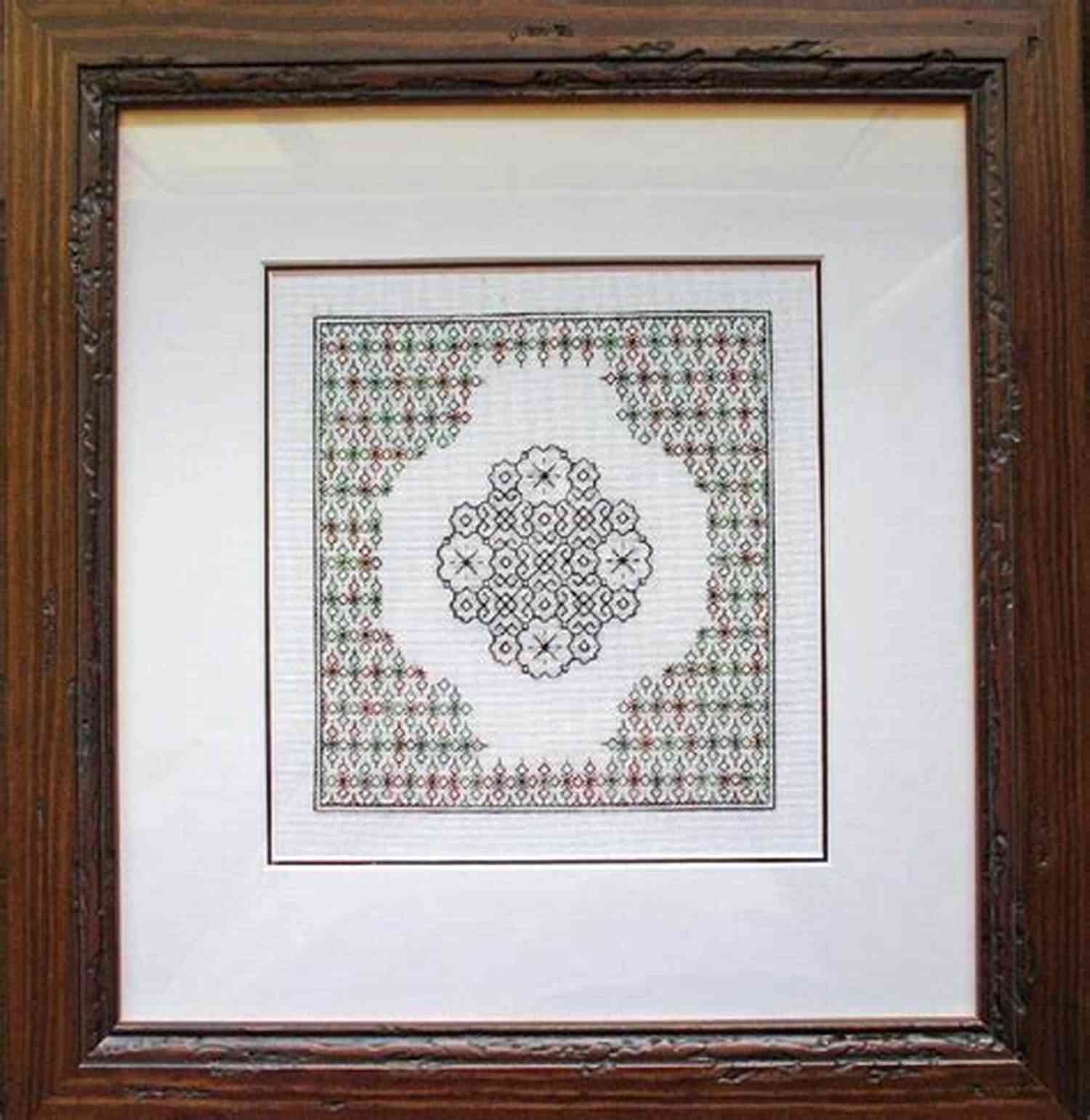 Work In Progress Blackwork Knot Garden: A Glimpse Into The Creative Process And Dedication Required To Complete This Intricate Pattern Blackwork Knot Garden 1 Blackwork Pattern