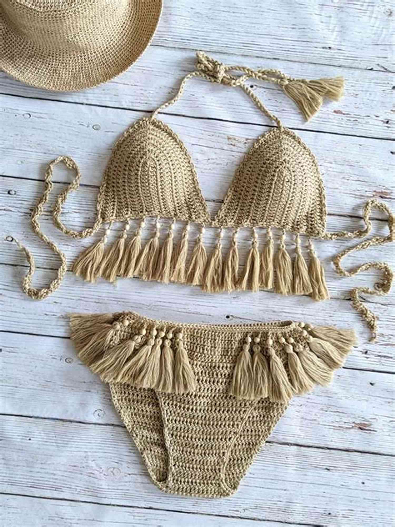 Crochet Pattern For A Beach Bikini Set For Barbie Crochet Patterns For Barbie And Fashion Dolls